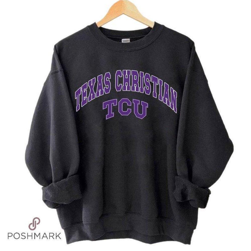 Tcu Horned Frogs Football Ncaa Trendy Sweatshirt Black N678